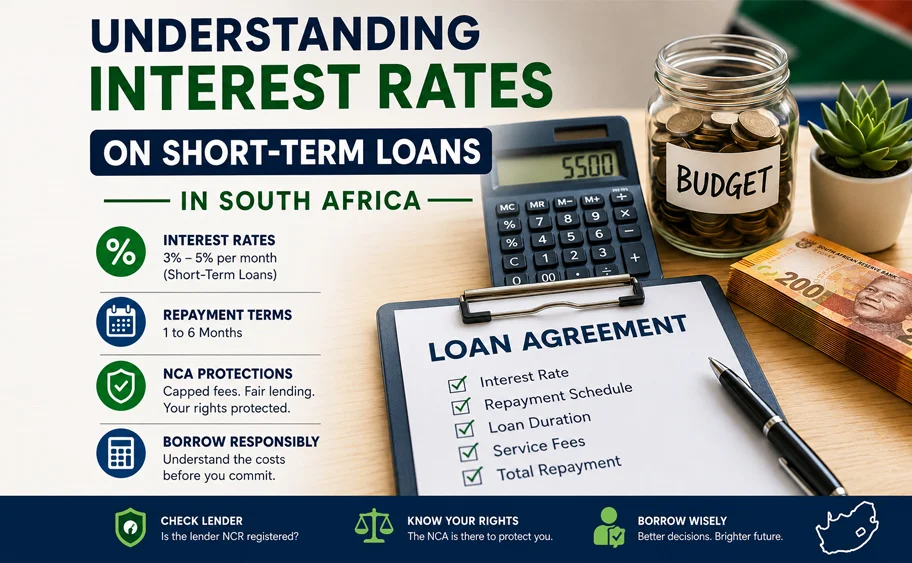 Understanding Interest Rates and Repayment Terms on Short-Term Loans in South Africa