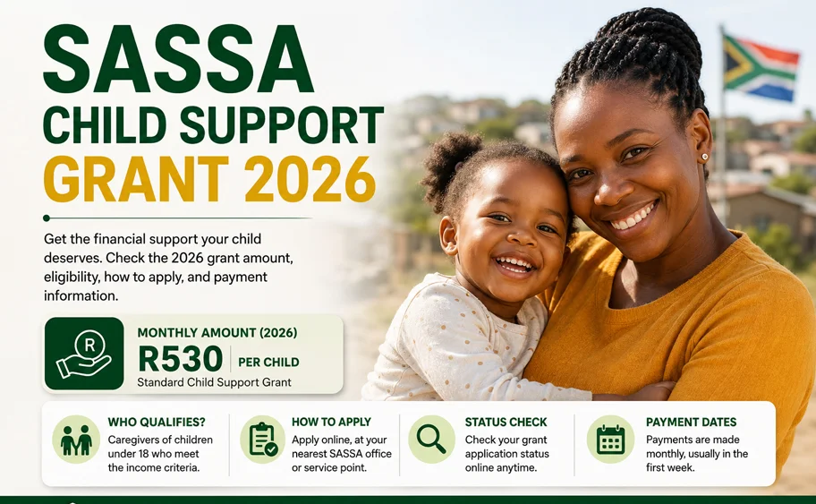 SASSA Child Support Grant Guide – Amount, How to Apply & Status Check